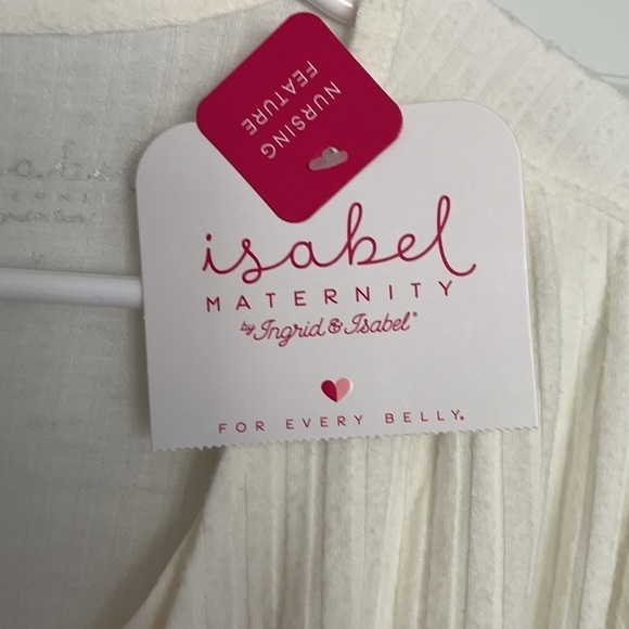 Isabel Maternity cream top - Picture 4 of 6